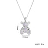 Wholesale Jewelry Light Luxury Style Copper Plated Animals Zodiac Pendant Necklace For Women
