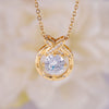 Wholesale Jewelry Light Luxury Style Copper Star Heart Bow Pendant Necklace With Mixed Gemstone Setting And O Word Chain Electroplating