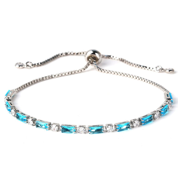 Wholesale Jewelry Light Luxury Style Geometric Copper 18K Electroplated Rectangular Horizontal Claw Chain Three Piece Set For Women