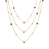 Wholesale Jewelry Light Luxury 316L Stainless Steel Geometric Cross Chain Handmade Beaded Necklace For Women