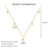 Wholesale Jewelry Light Luxury Water Drop 925 Sterling Silver Necklace For Women