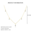 Wholesale Jewelry Light Luxury Water Drop 925 Sterling Silver Necklace For Women