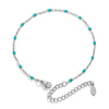 Wholesale Jewelry Lovely Geometric Titanium Steel Enamel Cross Beaded Bracelet With Electroplating