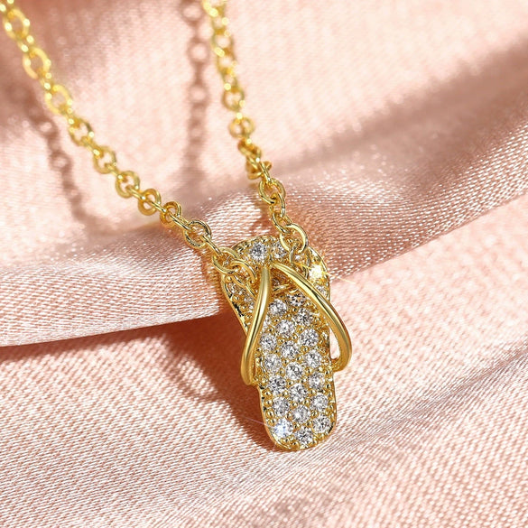 Wholesale Jewelry Lovely Style Copper Heart Water Drop Bell Shaped Microinlaid Zircon And Mixed Gemstone Setting O Word Chain Necklace For Women With Electroplating