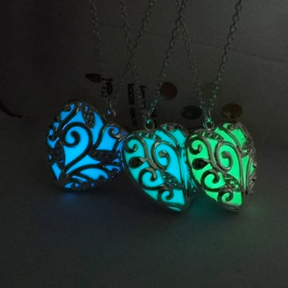 Wholesale Jewelry Luminous Heart-shaped Tree Of Life Pendant Necklace Gooddiy