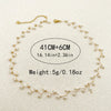 Wholesale Jewelry Luxurious Sweet Geometric Pearl 304 Stainless Steel 14K Gold Plated Plating Necklace