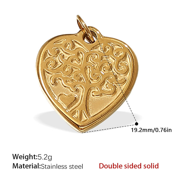 Wholesale Jewelry Marine Life Animal Zodiac 316L Stainless Steel Pendant Electroplated