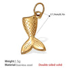 Wholesale Jewelry Marine Life Animal Zodiac 316L Stainless Steel Pendant Electroplated