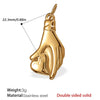 Wholesale Jewelry Marine Life Animal Zodiac 316L Stainless Steel Pendant Electroplated