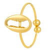 Wholesale Jewelry Marine Style Simple Style Starfish Dolphin Shell 304 Stainless Steel 18K Gold Plated Foot Ring