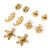 Wholesale Jewelry Marine Style Stainless Steel Turtle Seahorse Shell Crab Pendant Jewelry Accessories Electroplated