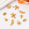 Wholesale Jewelry Marine Style Stainless Steel Turtle Seahorse Shell Crab Pendant Jewelry Accessories Electroplated