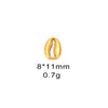 Wholesale Jewelry Marine Style Stainless Steel Turtle Seahorse Shell Crab Pendant Jewelry Accessories Electroplated