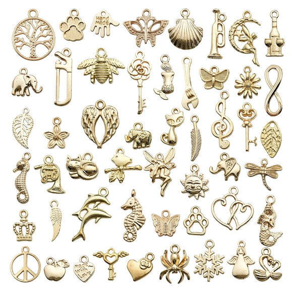 Wholesale Jewelry Mermaid Pendant Zinc Alloy Electroplated Diy Jewelry Accessories