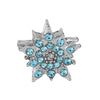 Wholesale Jewelry Metal Alloy Bracelet Accessories Doublesided Diamond Large Hole Beads Hand Ornaments Ocean Star Cutout Loose Beads With Totem Pattern Electroplating Treatment