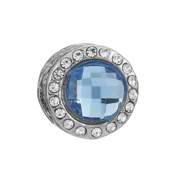 Wholesale Jewelry Metal Alloy Bracelet Accessories Doublesided Diamond Large Hole Beads Hand Ornaments Ocean Star Cutout Loose Beads With Totem Pattern Electroplating Treatment
