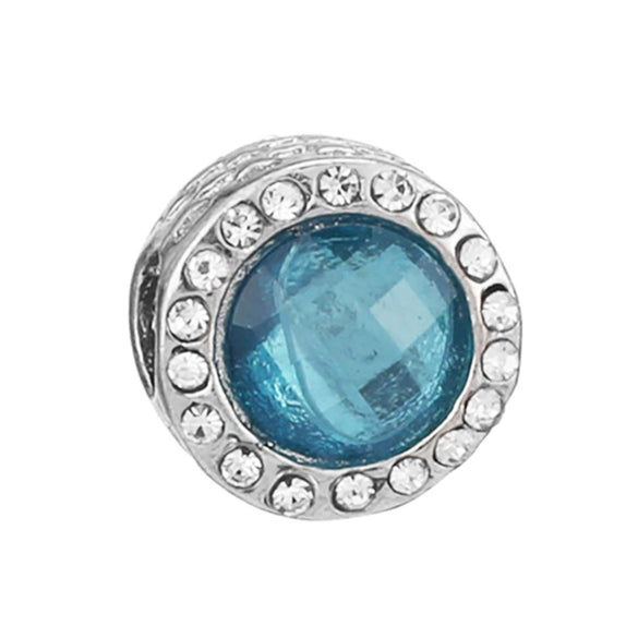Wholesale Jewelry Metal Alloy Bracelet Accessories Doublesided Diamond Large Hole Beads Hand Ornaments Ocean Star Cutout Loose Beads With Totem Pattern Electroplating Treatment