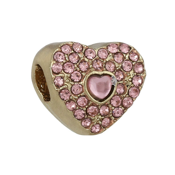 Wholesale Jewelry Metal Alloy Bracelet Accessories Doublesided Diamond Large Hole Beads Hand Ornaments Ocean Star Cutout Loose Beads With Totem Pattern Electroplating Treatment