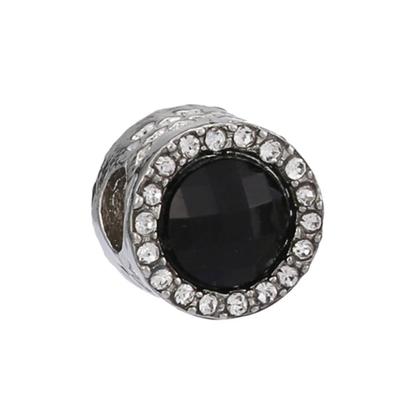 Wholesale Jewelry Metal Alloy Bracelet Accessories Doublesided Diamond Large Hole Beads Hand Ornaments Ocean Star Cutout Loose Beads With Totem Pattern Electroplating Treatment