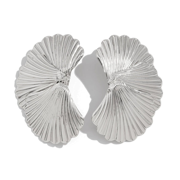 Wholesale Jewelry Metal Geometric Electroplating Highend Minimalist Women's Earrings