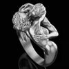 Wholesale Jewelry Metal Love Art Ring Electroplated Unisex
