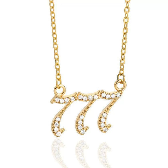 Wholesale Jewelry Microinlay Copper Pendant Necklace With Letters Numbers Text For Women
