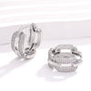 Wholesale Jewelry Micropaved Zirconia Earrings Copper Electroplating Style For Women