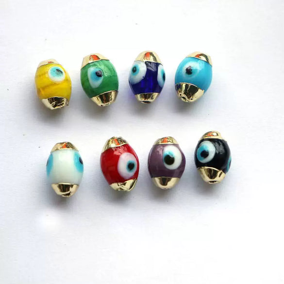 Wholesale Jewelry Mini Oildrip Glass Eye Bead Copper Jewelry Accessories