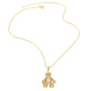 Wholesale Jewelry Minimalist Animal Pendant Necklace Copper Electroplating