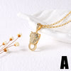 Wholesale Jewelry Minimalist Animal Pendant Necklace Copper Electroplating