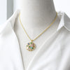 Wholesale Jewelry Minimalist Copper Goldplated Star Shape Pendant Necklace