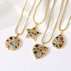 Wholesale Jewelry Minimalist Copper Goldplated Star Shape Pendant Necklace