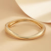 Wholesale Jewelry Minimalist Geometric Alloy And Pearl Bracelet Electroplated