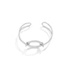 Wholesale Jewelry Minimalist Geometric Alloy And Pearl Bracelet Electroplated