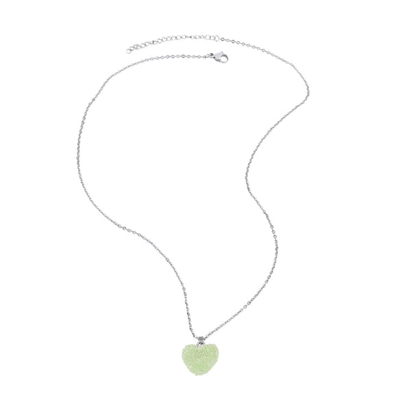 Wholesale Jewelry Minimalist Heart Copper Gold Plated Ochain Pendant Necklace For Women