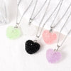 Wholesale Jewelry Minimalist Heart Copper Gold Plated Ochain Pendant Necklace For Women