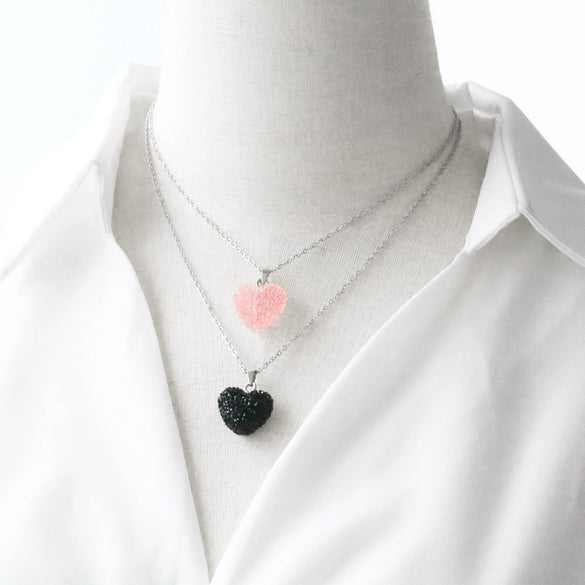 Wholesale Jewelry Minimalist Heart Copper Gold Plated Ochain Pendant Necklace For Women