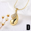 Wholesale Jewelry Minimalist Heart Shape Copper Goldplated Pendant Necklace O Chain For Women