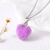 Wholesale Jewelry Minimalist Heart Shape Copper Pendant Necklace Gold Plated O Chain For Women