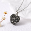 Wholesale Jewelry Minimalist Heart Shape Copper Pendant Necklace Gold Plated O Chain For Women