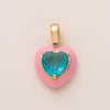 Wholesale Jewelry Minimalist Love Flower Geometric Copper O Word Chain Pendant Necklace Gold Plated
