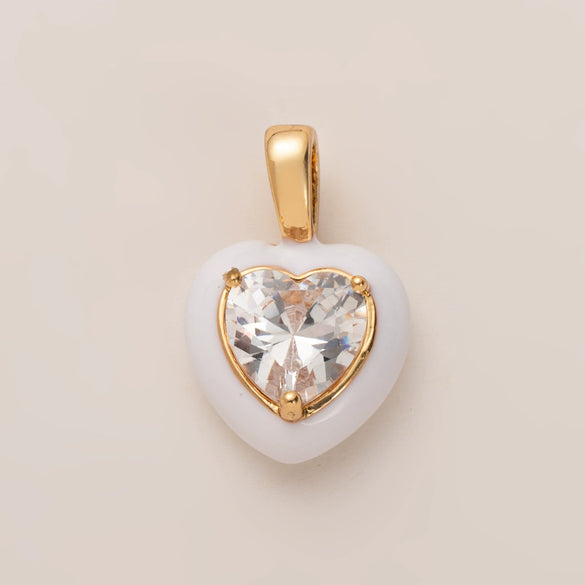 Wholesale Jewelry Minimalist Love Flower Geometric Copper O Word Chain Pendant Necklace Gold Plated
