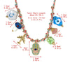 Wholesale Jewelry Minimalist Titanium Steel Ocean Woven Necklace With Colorful Shell Pendants Geometric Animal Zodiac Electroplating