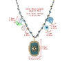 Wholesale Jewelry Minimalist Titanium Steel Ocean Woven Necklace With Colorful Shell Pendants Geometric Animal Zodiac Electroplating