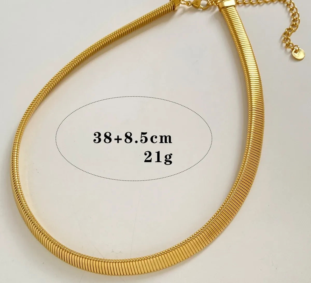 Wholesale Jewelry Modern Style Artistic Solid Color 304 Stainless Steel 16K Gold Plated White Gold Plated Gold Plated Plating Bracelets Necklace