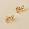 Wholesale Jewelry Modern Style Classic Style Bow Knot 304 Stainless Steel Plating Earrings Necklace Jewelry Set