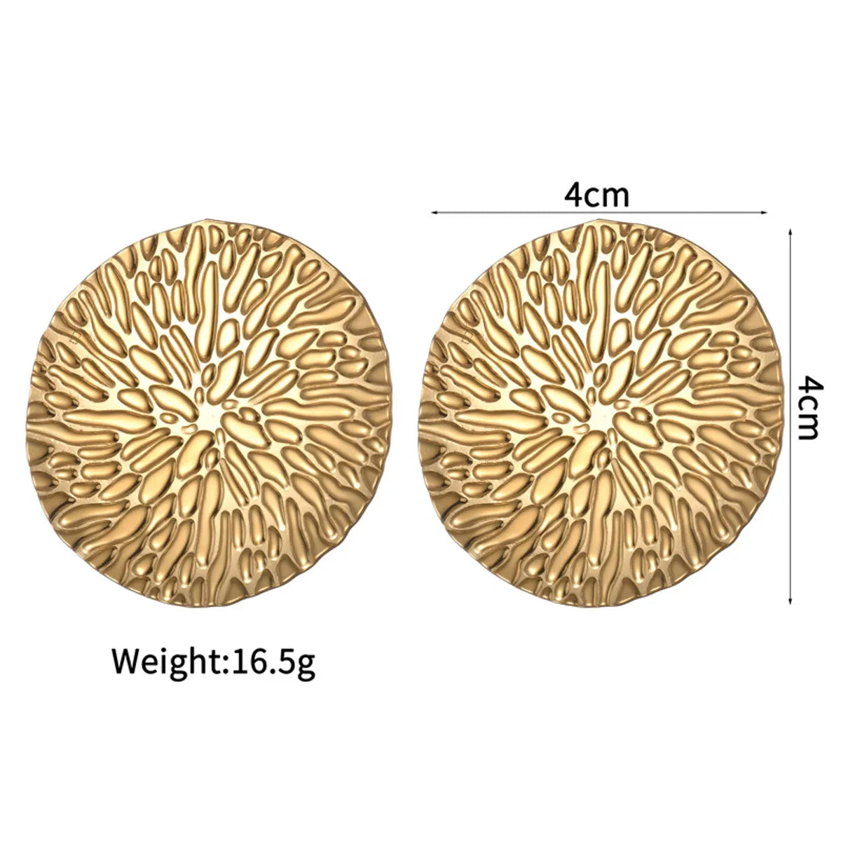 Wholesale Jewelry Modern Style Classic Style Heart Shape Flower 304 Stainless Steel Plating Rings Earrings