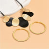 Wholesale Jewelry Modern Style Round Alloy Rhinestones Inlay Earrings Necklace