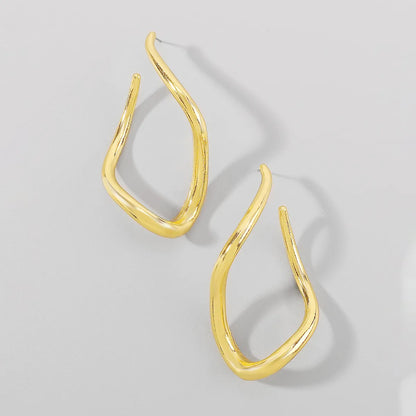 Wholesale Jewelry Modern Style Simple Style Geometric Alloy Earrings