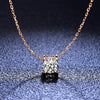 Wholesale Jewelry Moissanite Cow Head 925 Sterling Silver Pendant Necklace With Geometric Pattern And Ochain